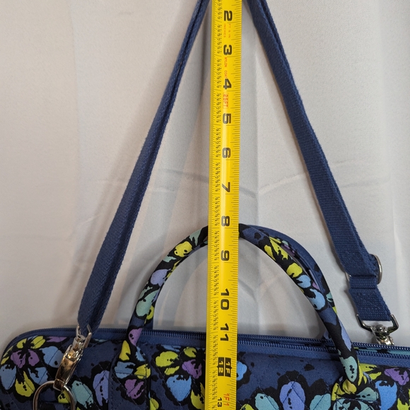 Vera Bradley Floral Quilted Laptop Bag - Picture 8 of 11